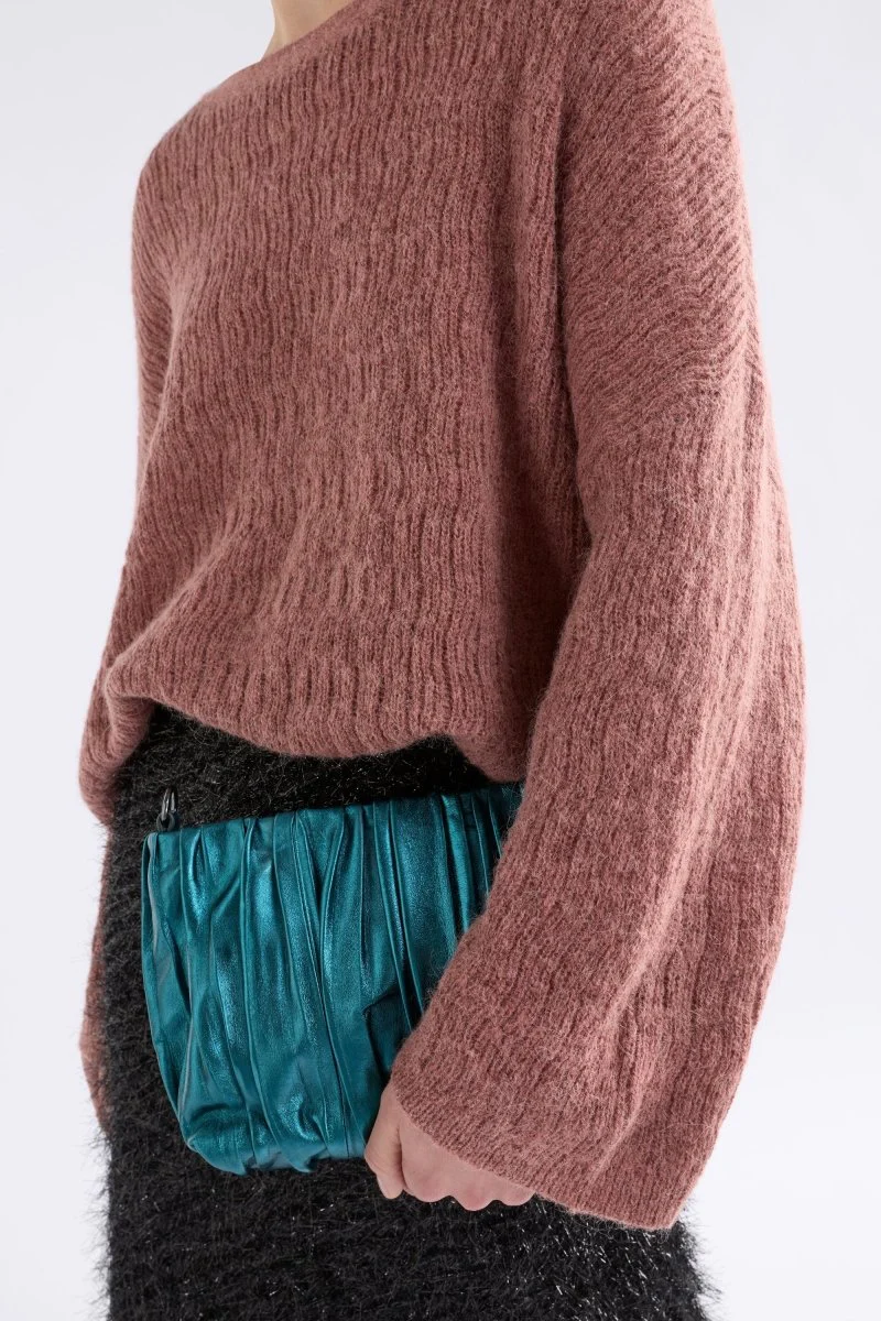 Agna Pattern Sweater Rosewood - Image 3