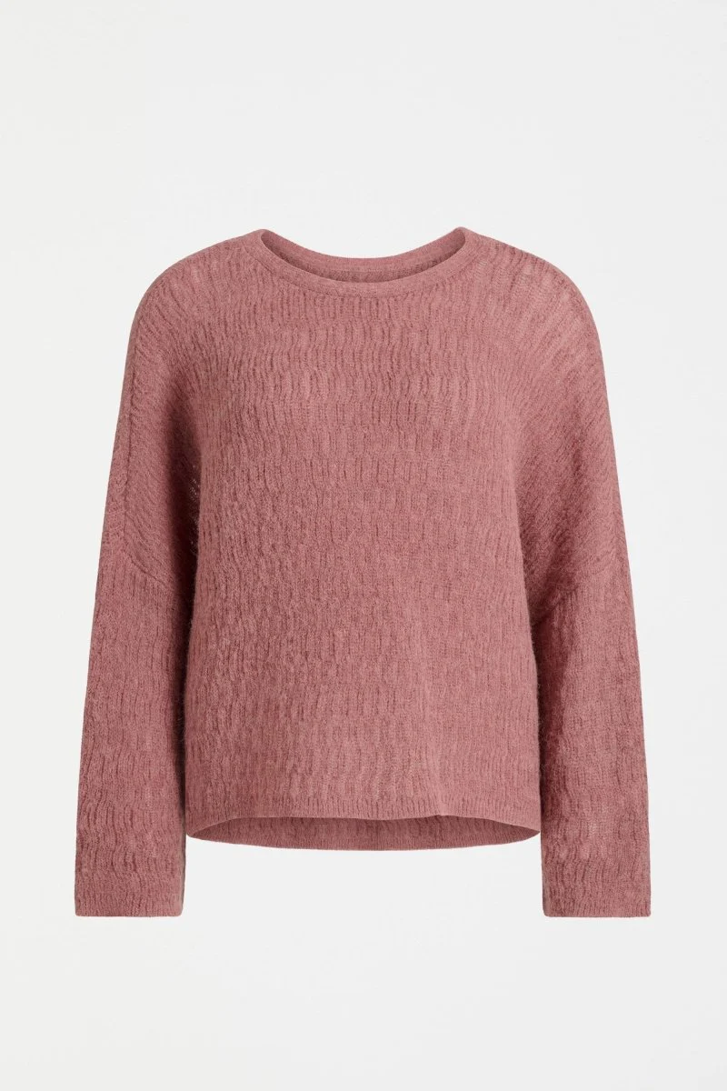 Agna Pattern Sweater Rosewood - Image 7