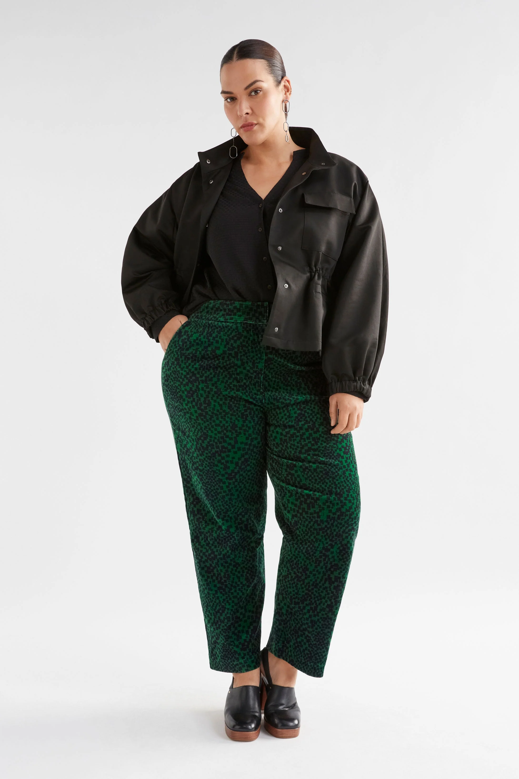Altes Pant Green Sinda Print - Image 10
