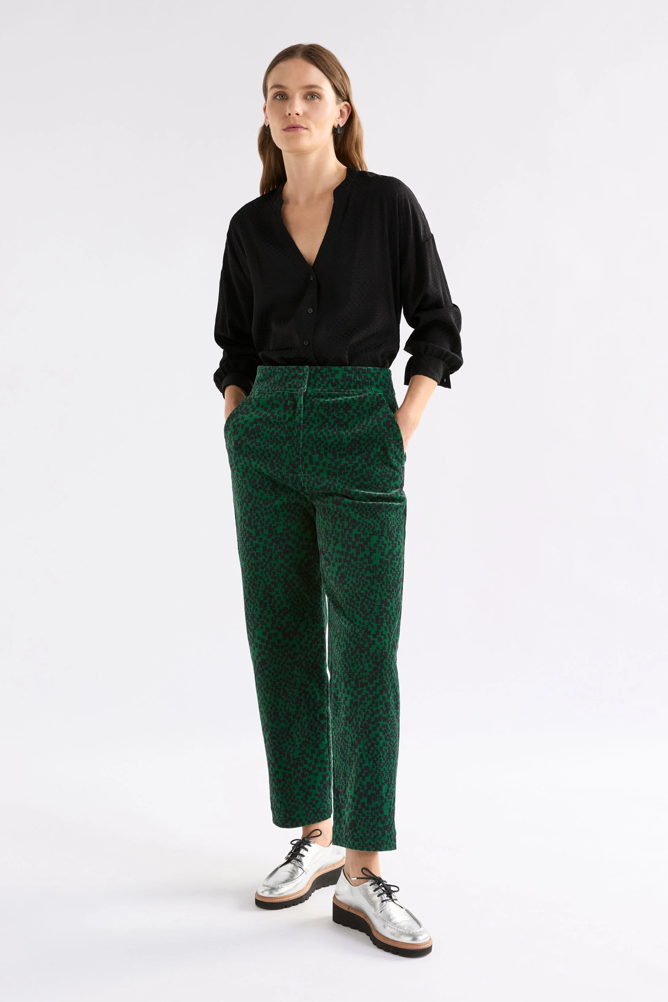 Altes Pant Green Sinda Print - Image 2