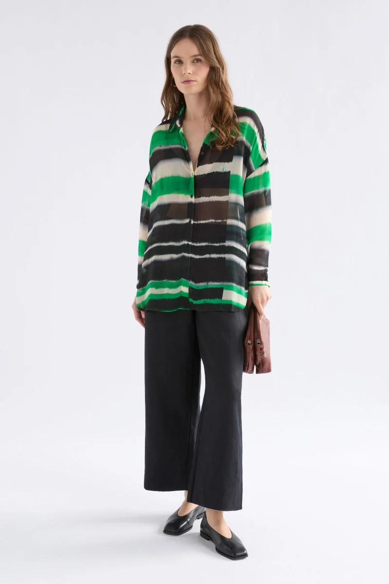 Eir Sheer Shirt Saillte Print - Image 3