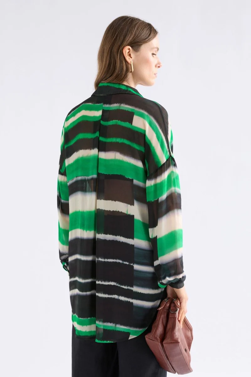 Eir Sheer Shirt Saillte Print - Image 4