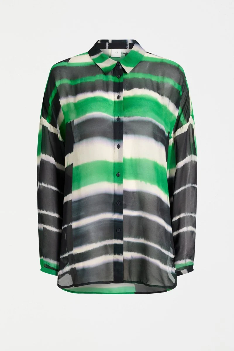 Eir Sheer Shirt Saillte Print - Image 5