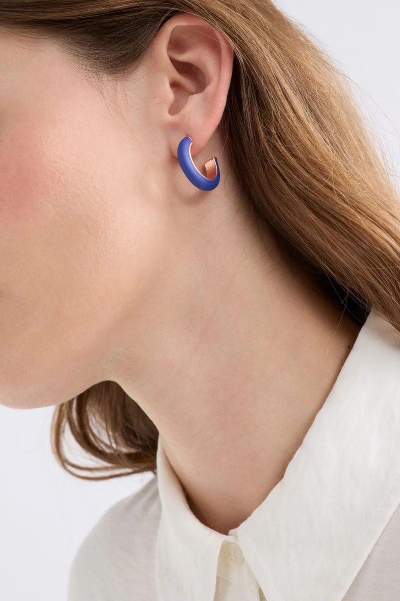 Emal Mini Hoop Earring - Image 3