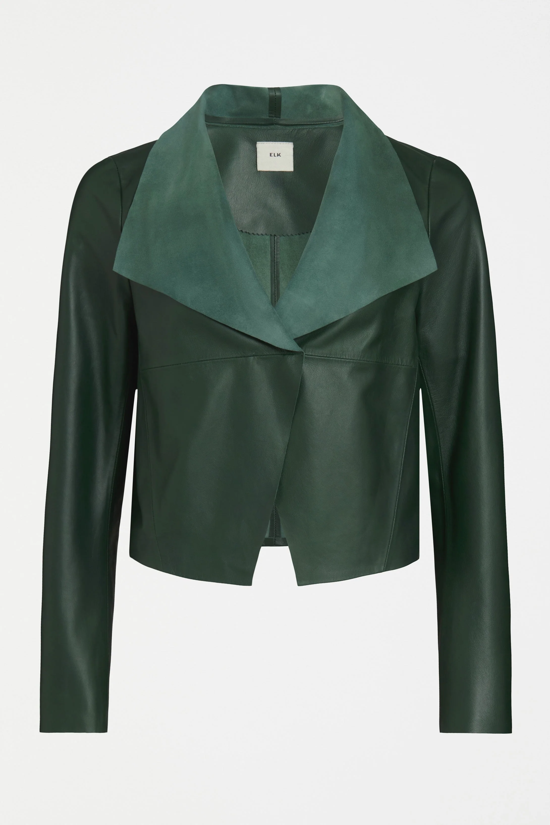 Fine Leather Jacket Milan Green - Image 14