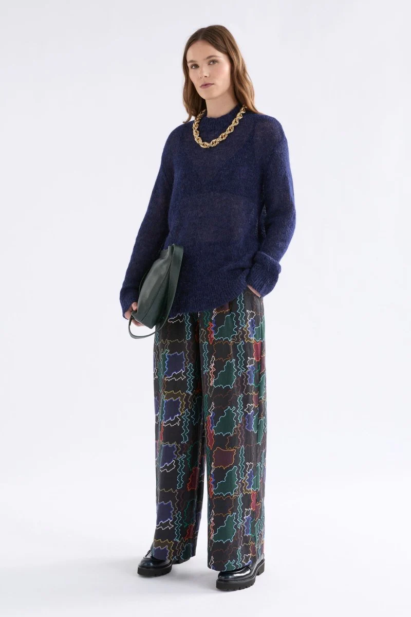 Fjer Sweater Bright Navy - Image 3