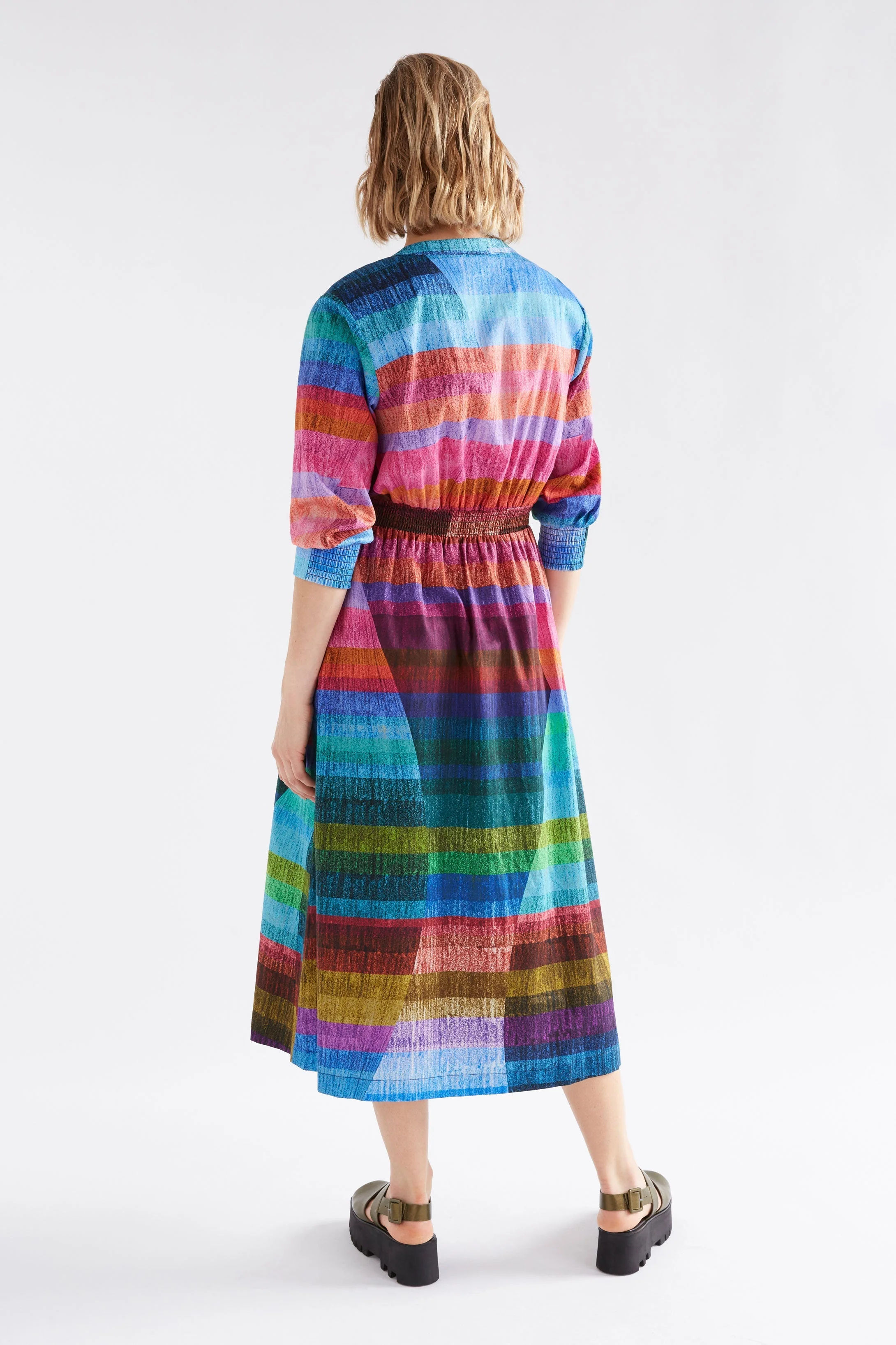 Gia 3/4 Sleeve Shirt Dress - Image 10