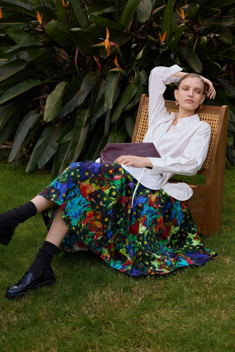 Gia Skirt Apelle Print - Image 8