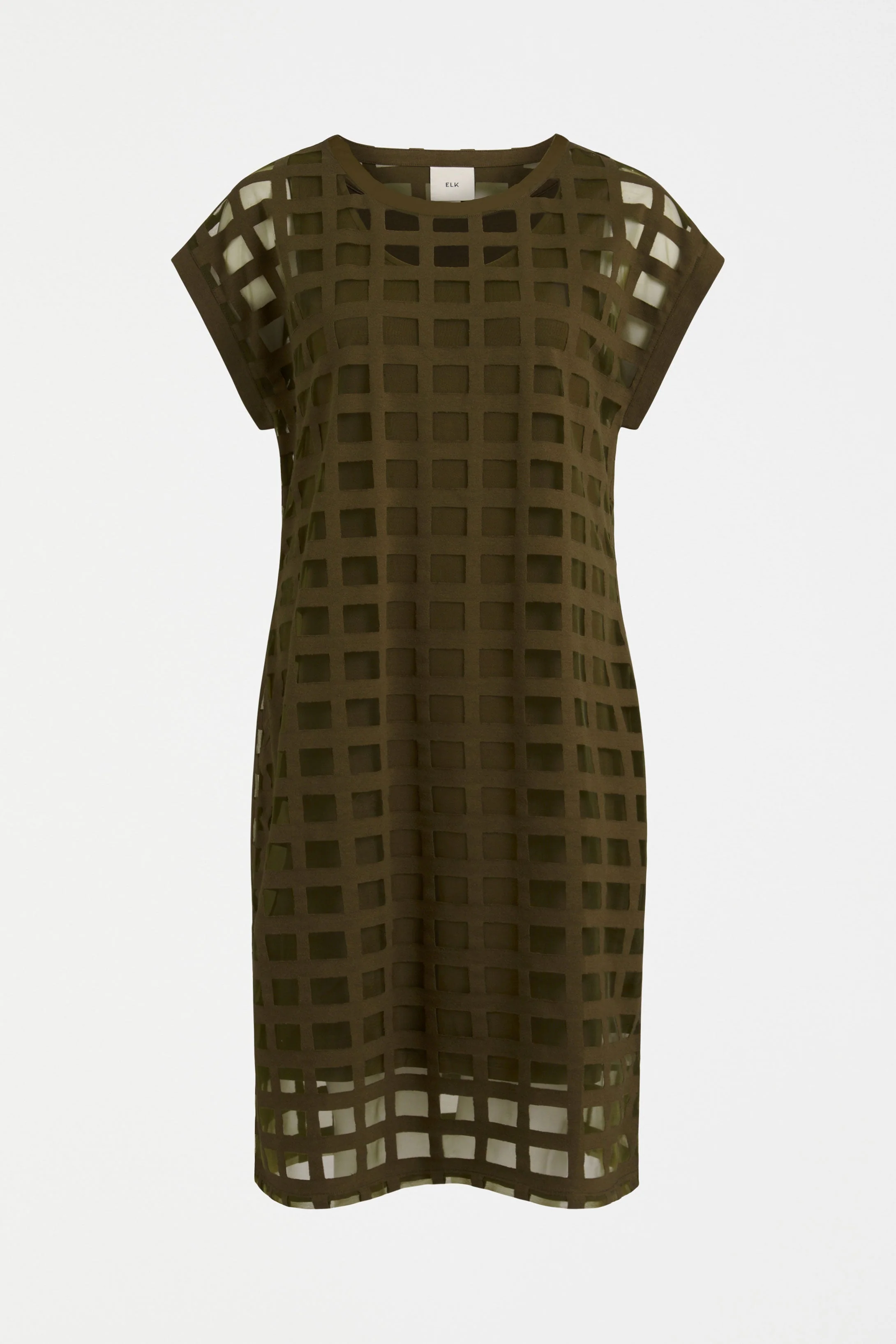 Grid Burnout Dress - Image 5