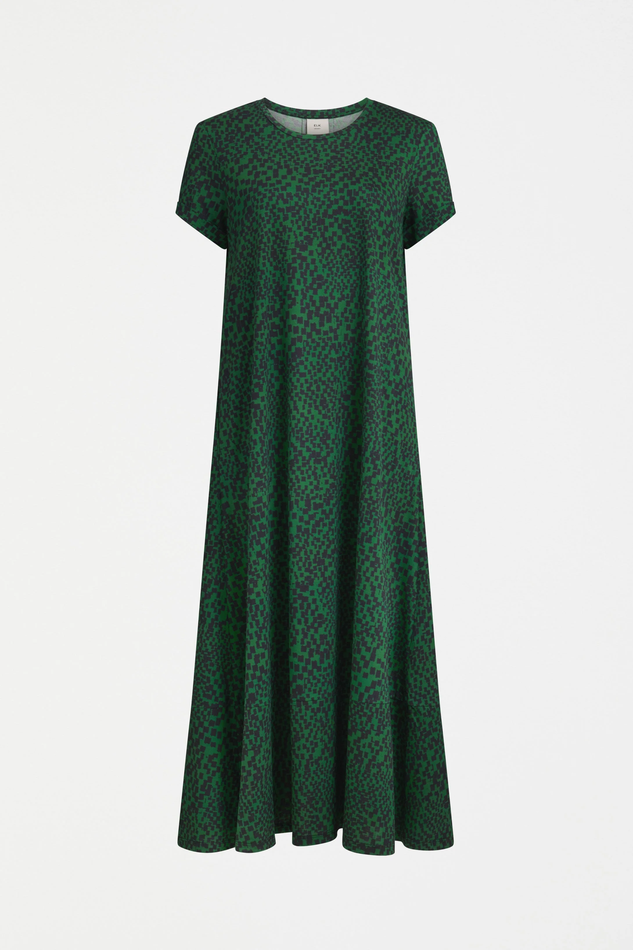 Haki Dress Green Sinda Print - Image 4