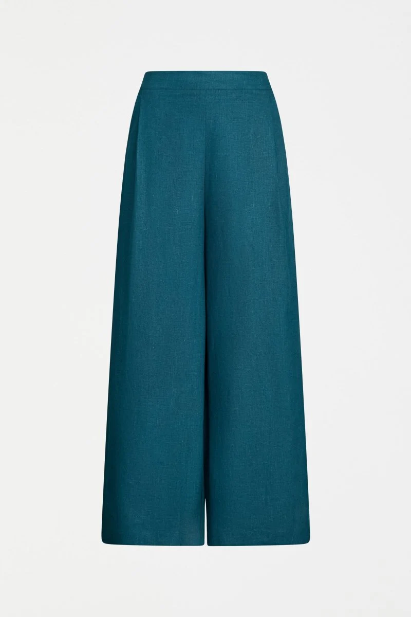 Ilona Linen Pant Peacock - Image 7