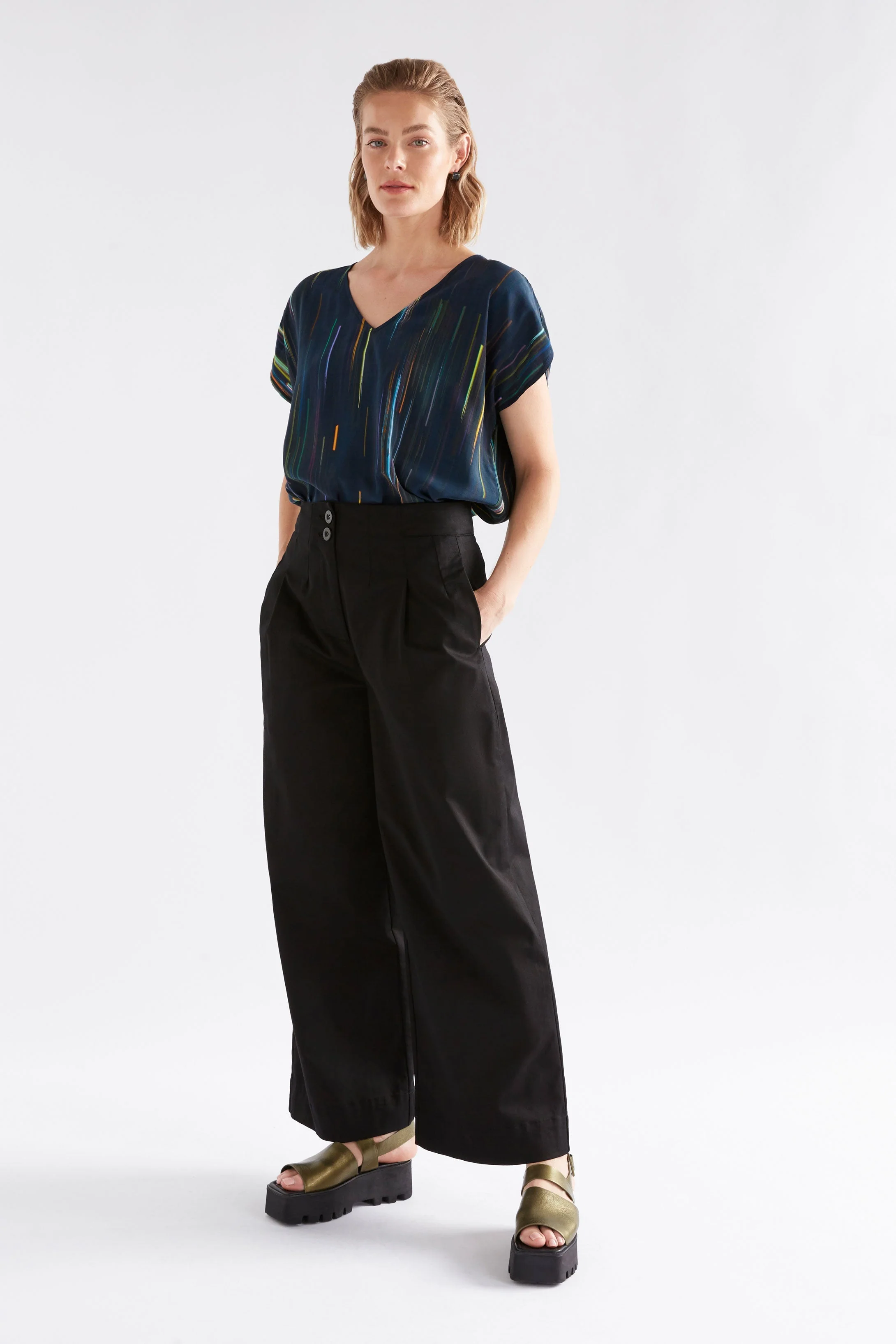 Kayra V Neck Top - Image 2