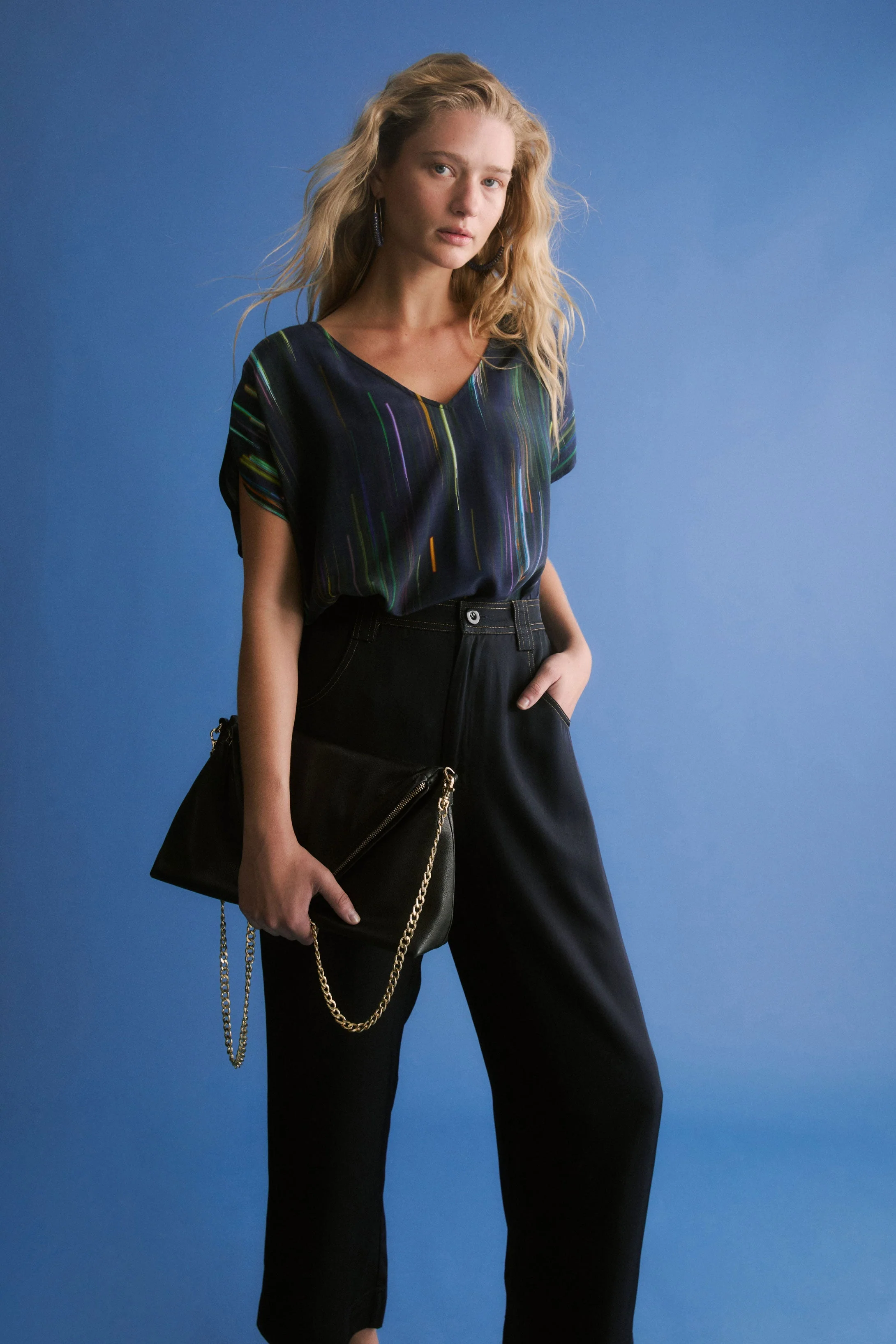 Kayra V Neck Top - Image 3