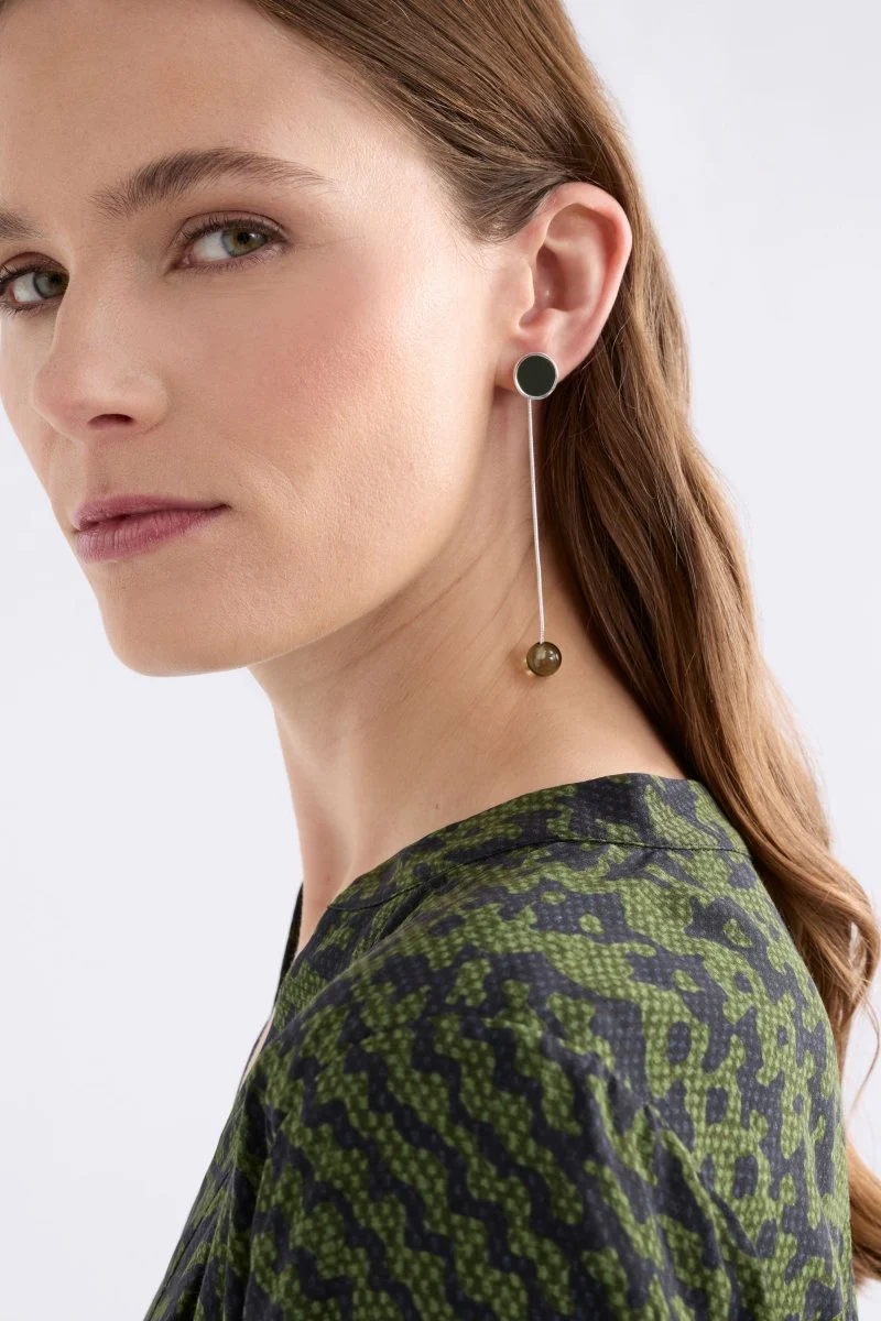 Laspar Long Drop Earring - Image 3