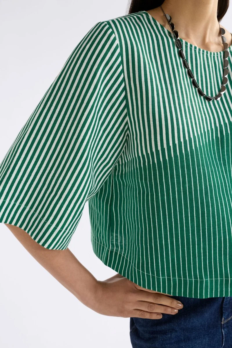 Llinen Top Otler Print - Image 3