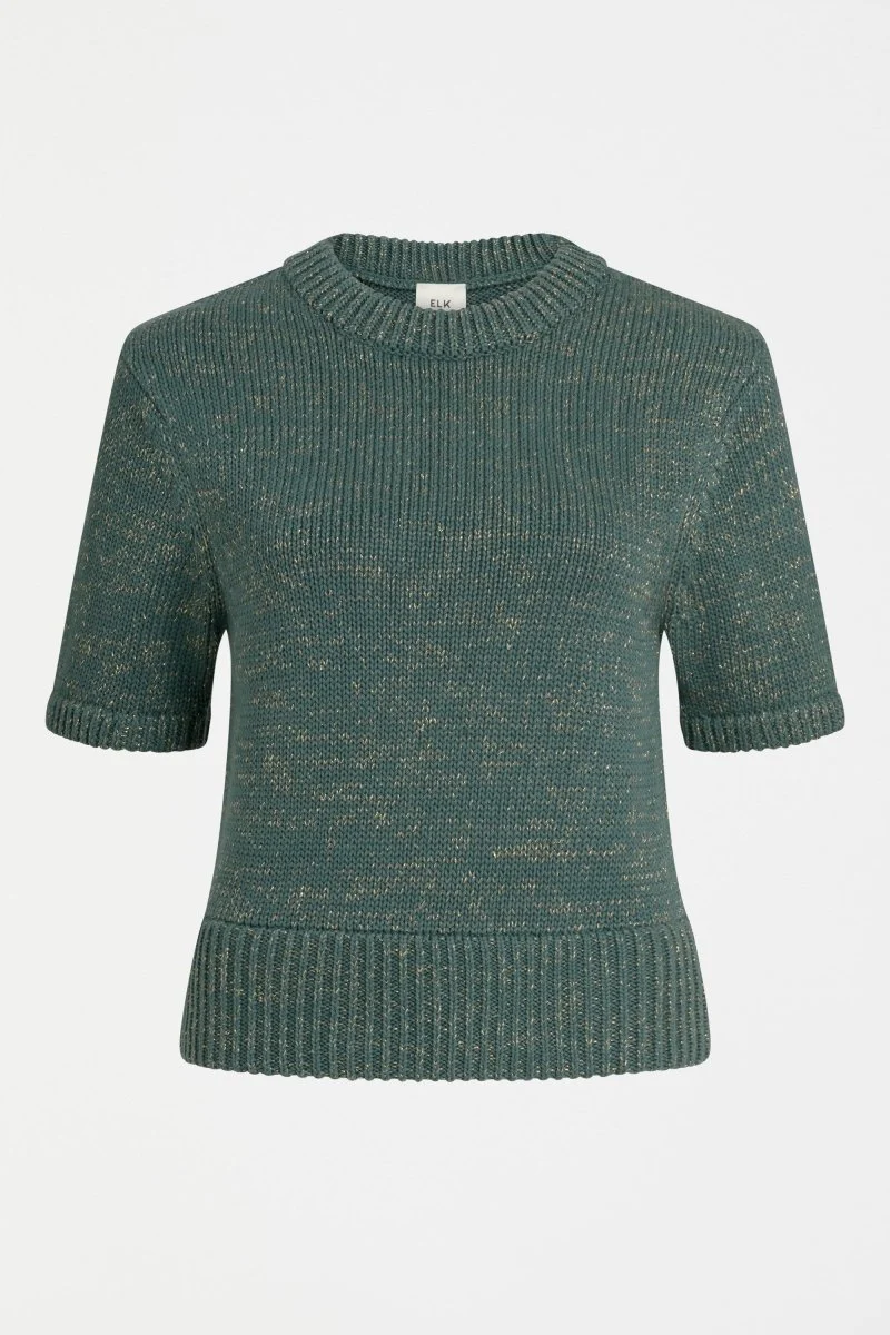 Luft Lurex Knit Top Sage Gold - Image 8