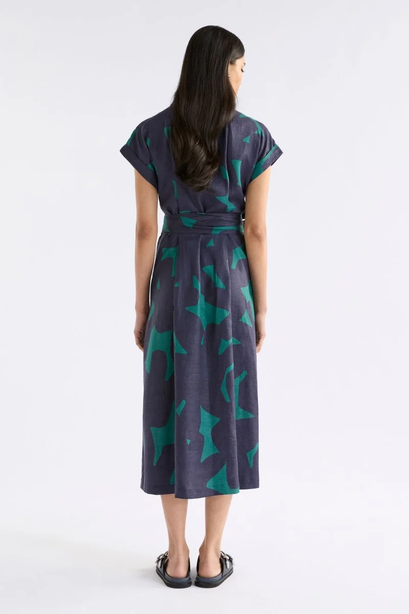 Minnen Wrap Dress Tera Print - Image 2