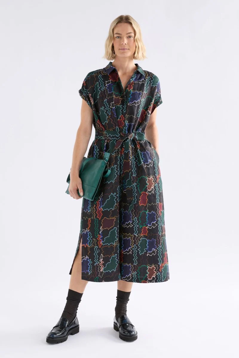 Tilko Linen Shirt Dress